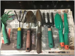 garden tools collection