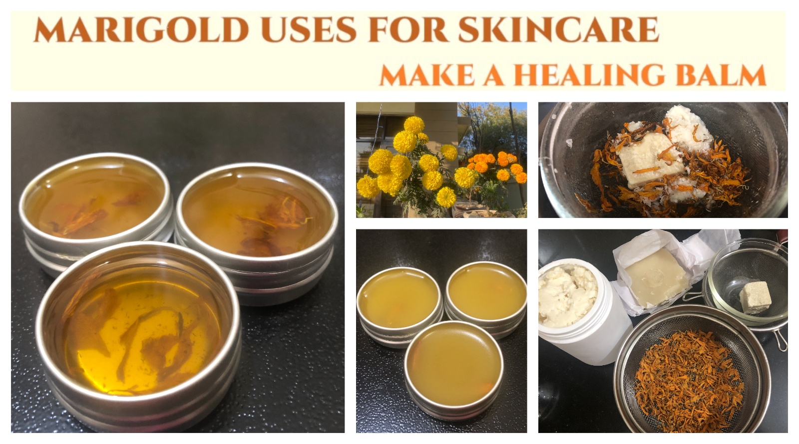DIY MARIGOLD HEALING BALM